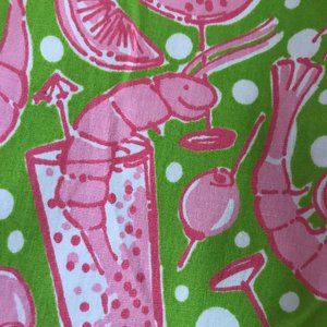 Lilly Pulitzer Shirmp Cocktail 3/4 Length Pants